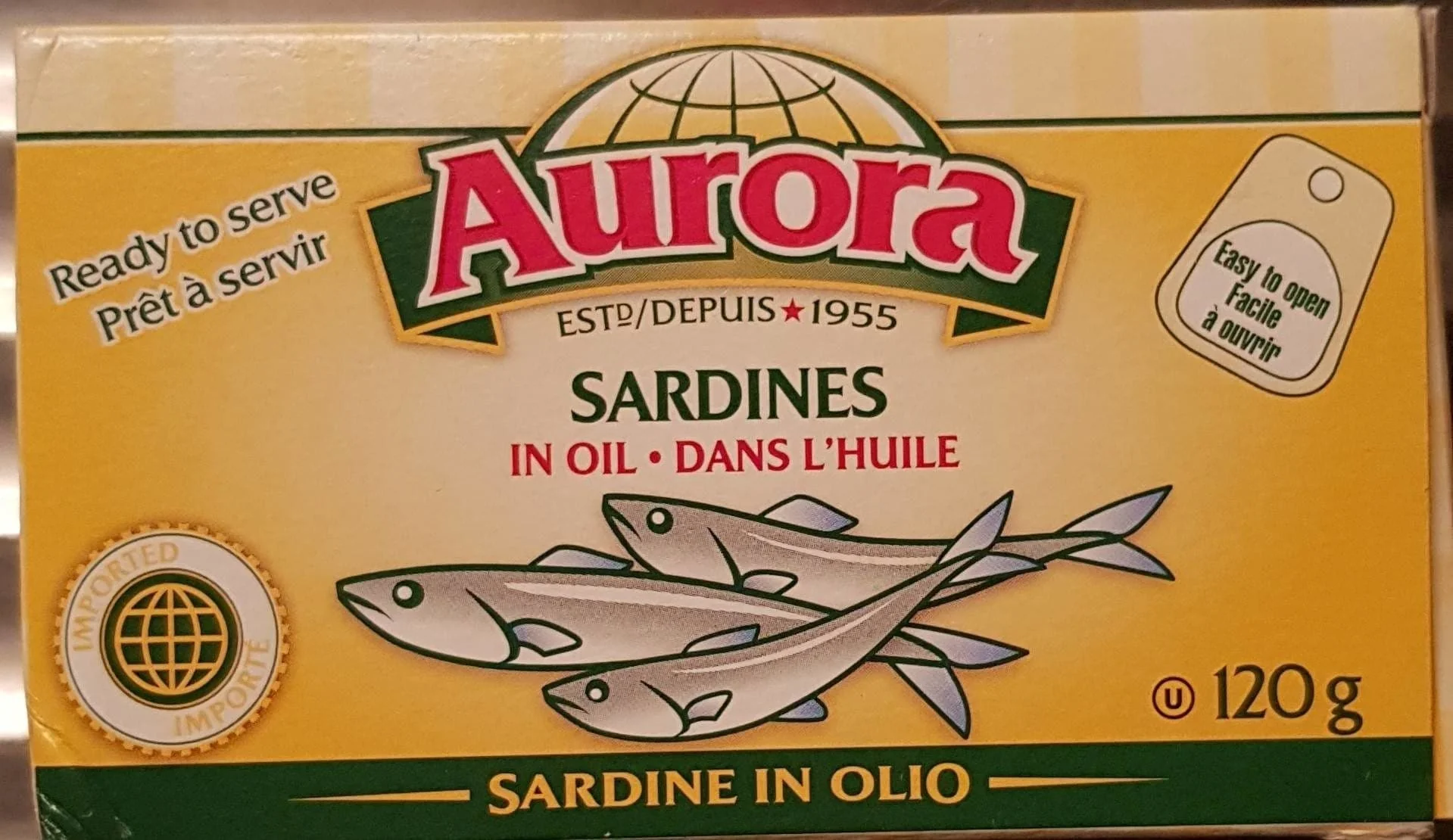 Aurora Sardines "Sardalya" in Oil - 120gr