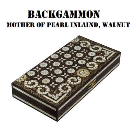 Backgammon Toronto | Mother of pearl inlaid | 1 - Image 4