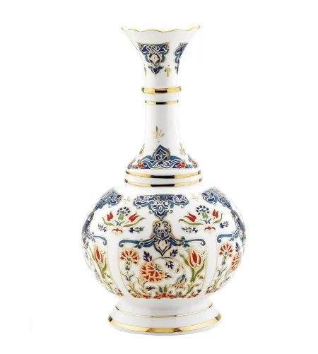 Blue and White Porcelain Vase | Hand Painted | 1