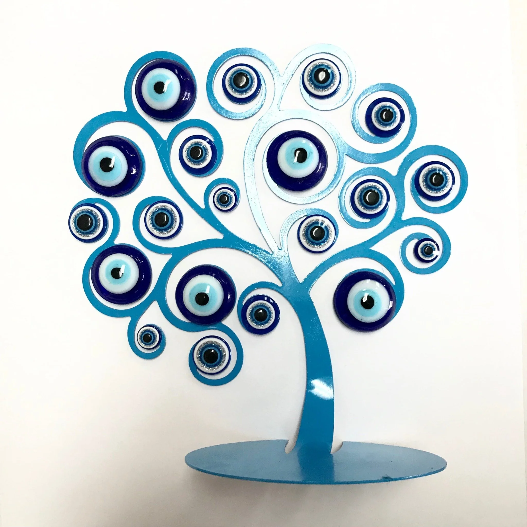 Evil Eye Flat Tree