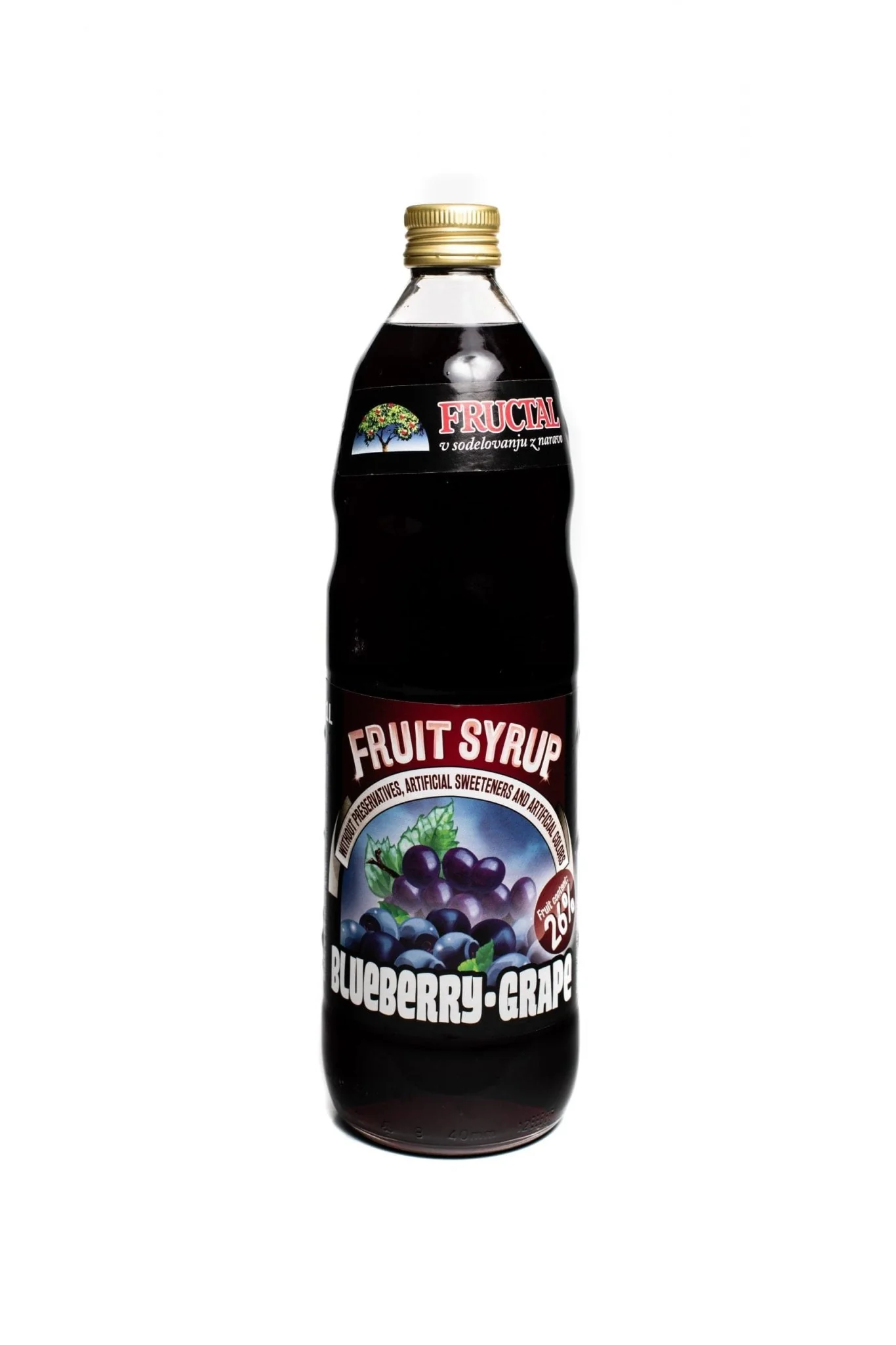 Fructal Bluberry-Grape Fruit Syrup 1L