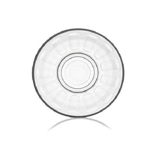Glass tea plates | Saucers | 6