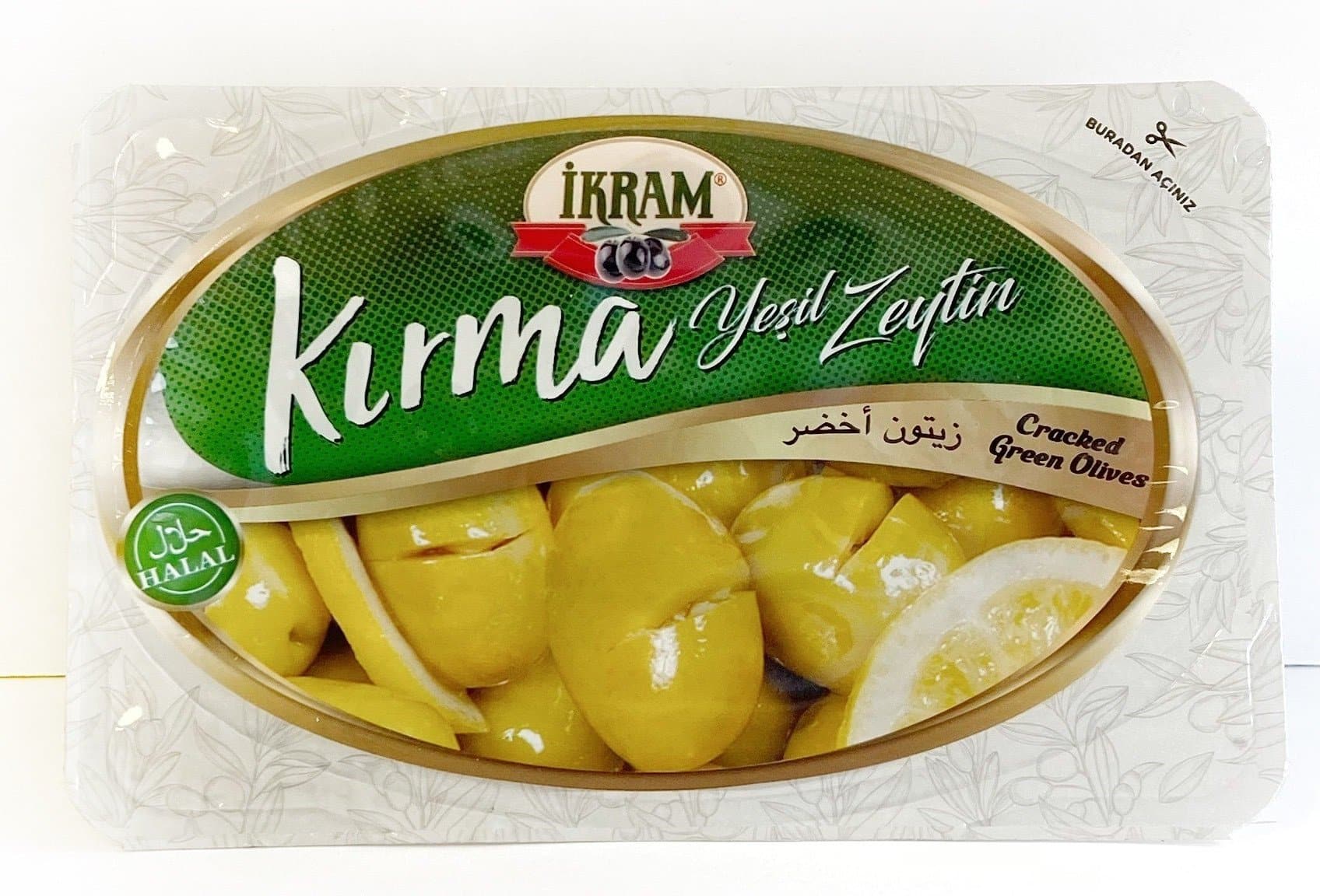 Cracked Green olives | Middle Eastern Grocery | 200g - Image 2
