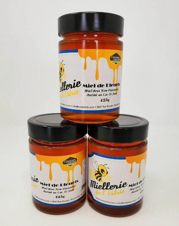 Miellerie de l'Estrie Blueberry Honey - 425g - Image 3