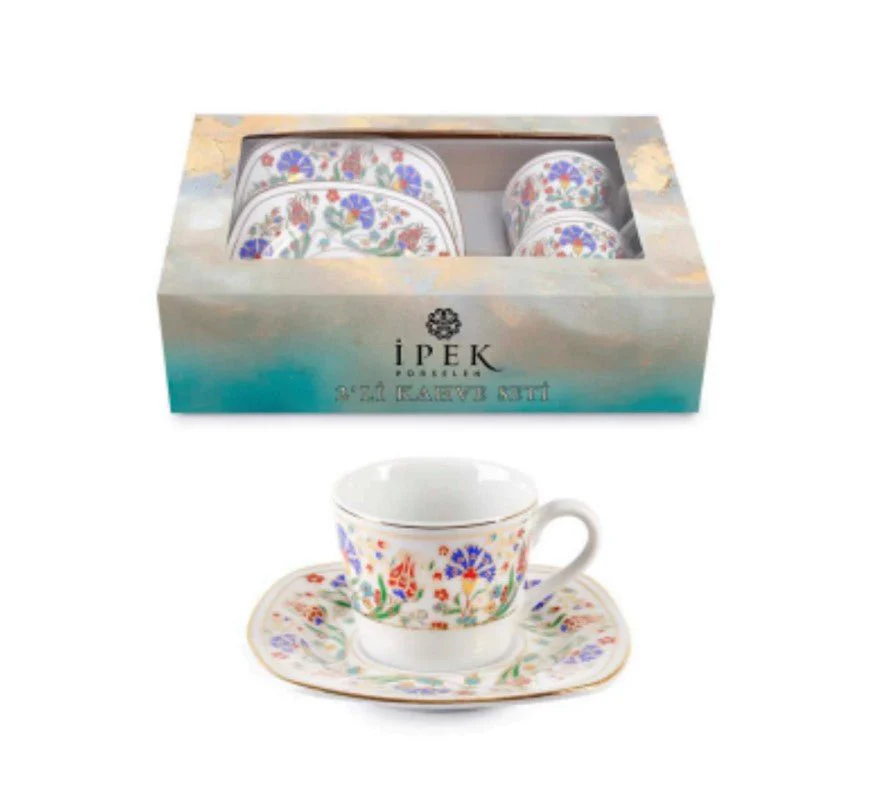 Online Turkish Coffee Cup Set | Ipek | Set of 2