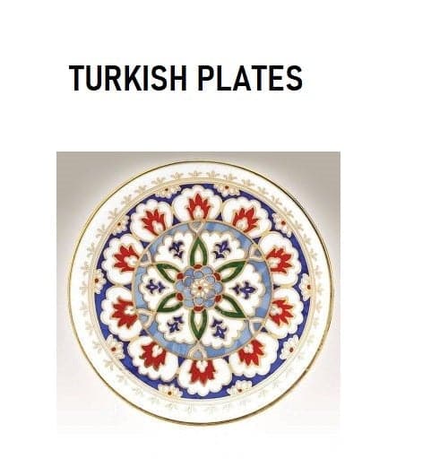 Porcelain Plate | Turkish Souvenirs | 13cm