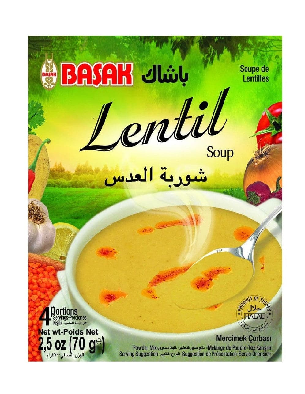 Red Lentil soup | Lentils | Basak | 70g
