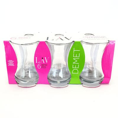 Turkish Glasses for Tea | LAV Demet | Set of 6