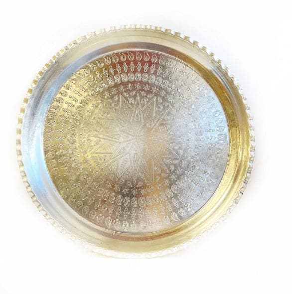 Turkish Serving Tray | Copper | 35cm Diameter - Image 3