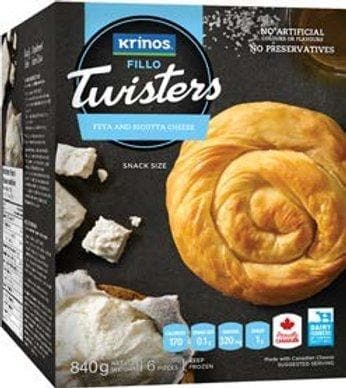 Yuvarlak börek | Krinos Fillo Twisters | cheese | 840g